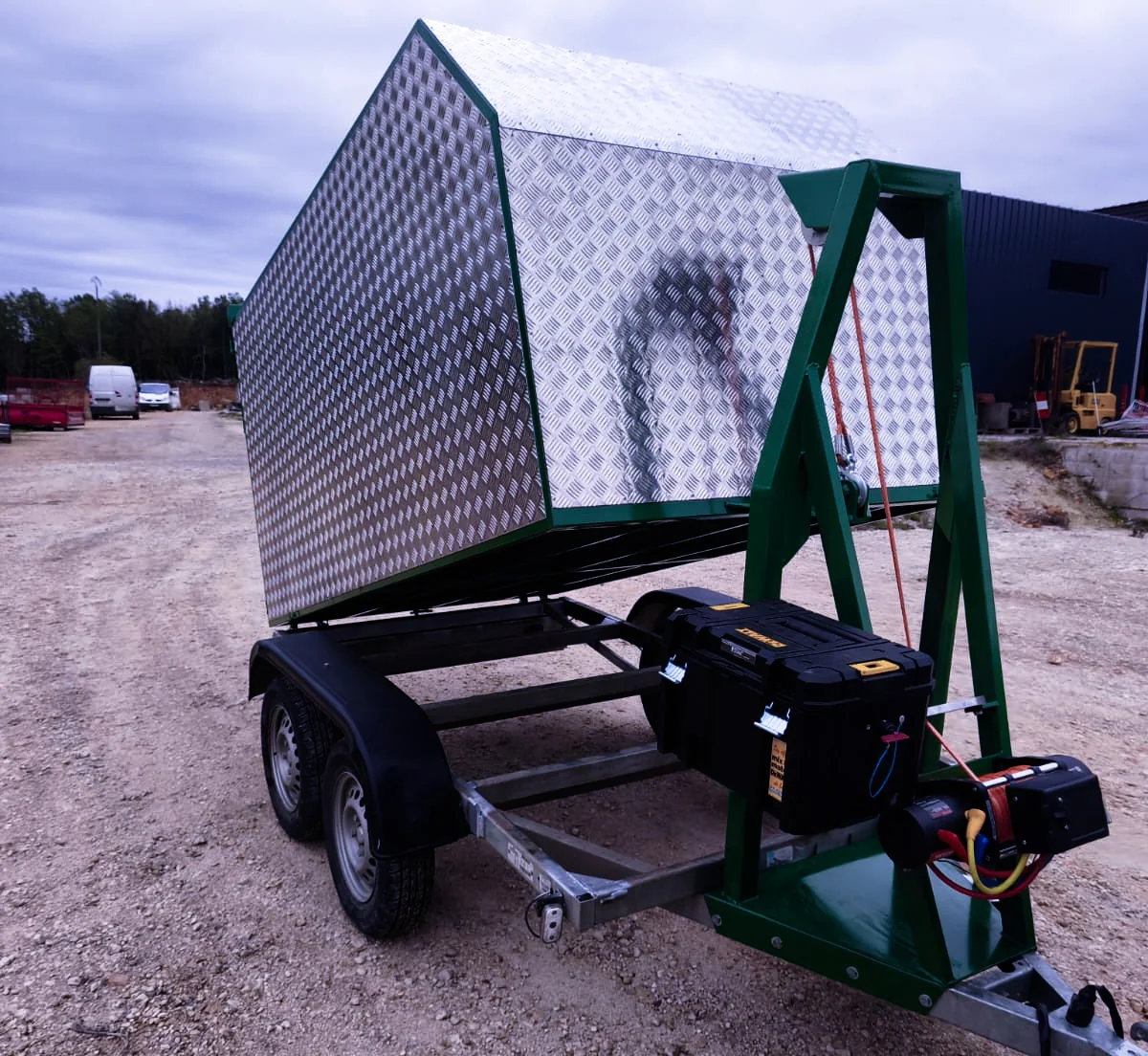 location benne chantier pro Périgord